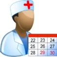 Doctor with Calender