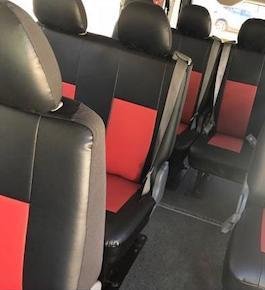 Inside the maxi cabs